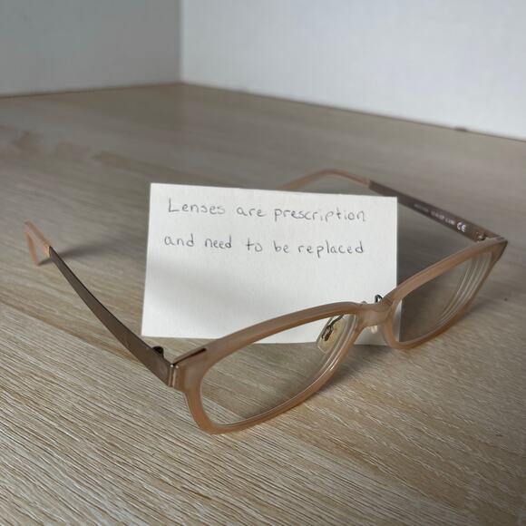 Maui Jim MJO2409-09B Eyeglasses Peach Frames Only 52.5-17-L.130 Italy - Picture 1 of 8